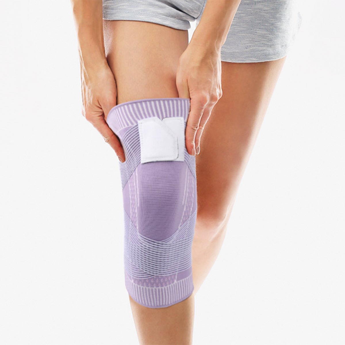 זוג תומכי ברך עם רצועות תמיכה | Compression Knee Brace | אוזו - שופ